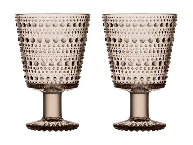 Iittala Kastehelmi Universalgläser leinen, 2Stk
