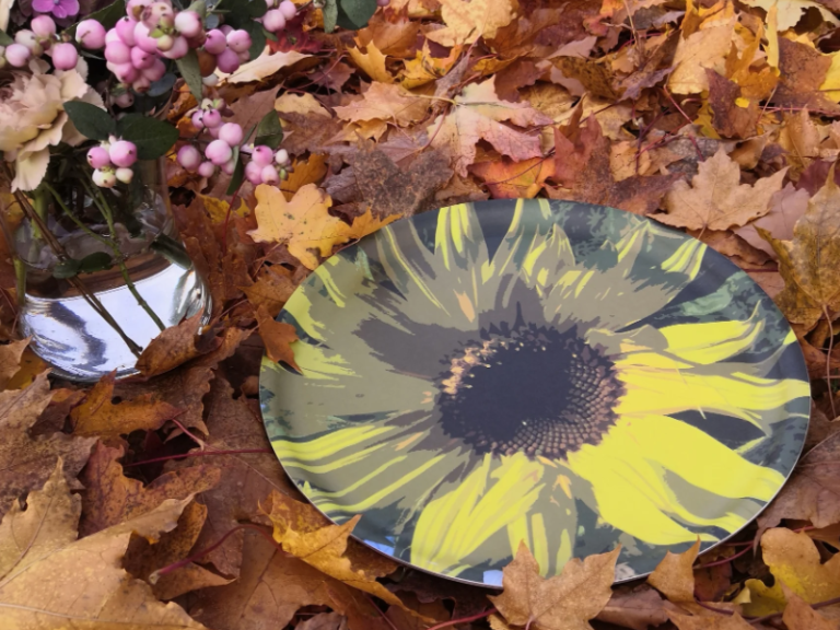 Tragetablett_Sonnenblume_rund