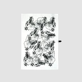 Geschirrtuch Hühner von Marjaana Niskanen