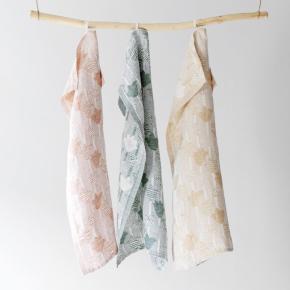 Lapuan Kankurit Geschirrtuch Tulppaani zimt-weiss