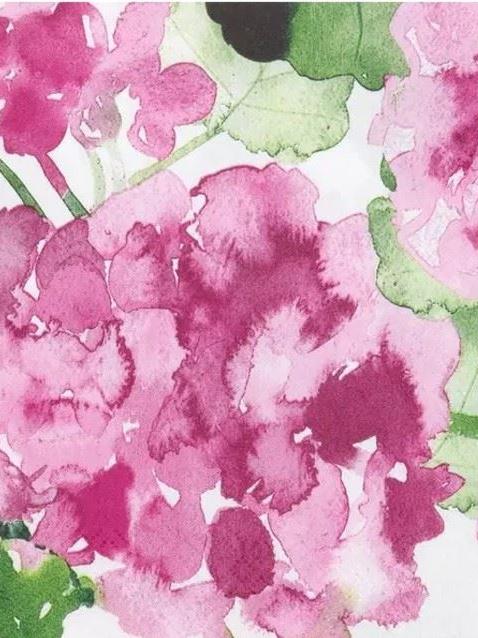 Pentik_Papierserviette_Pelargonie_rot