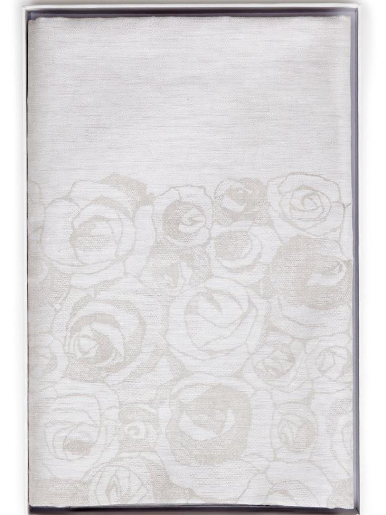 Lapuan Kankurit Tischtuch 100 Rosen, leinen-weiss, 150x150cm