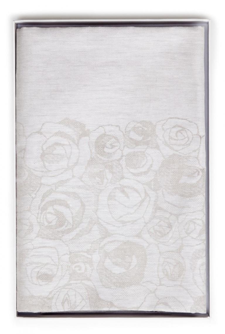 Lapuan Kankurit Tischtuch 100 Rosen, leinen-weiss, 150x150cm