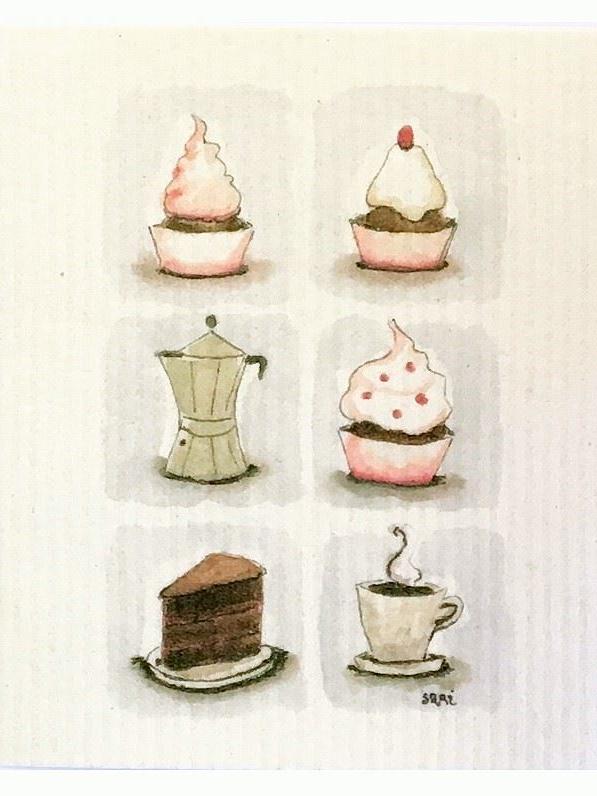 More Joy Schwammtuch Cupcakes