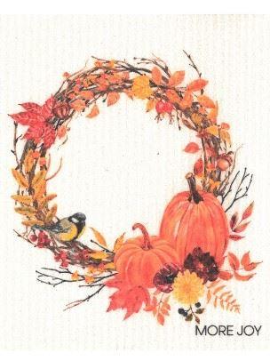 More Joy Schwammtuch_Herbstkranz