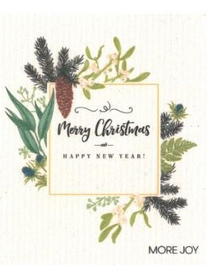 More Joy Schwammtuch_Merry_Christmas_grün