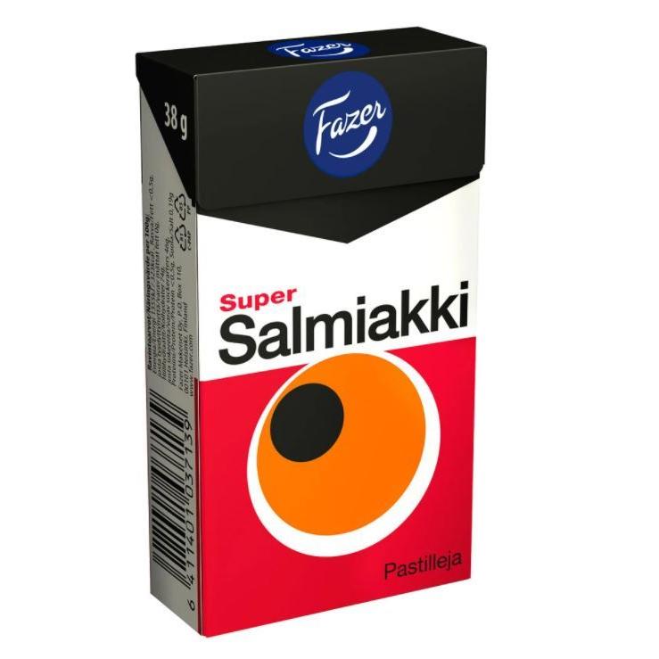 Fazer Sisu Salmiakpastillen