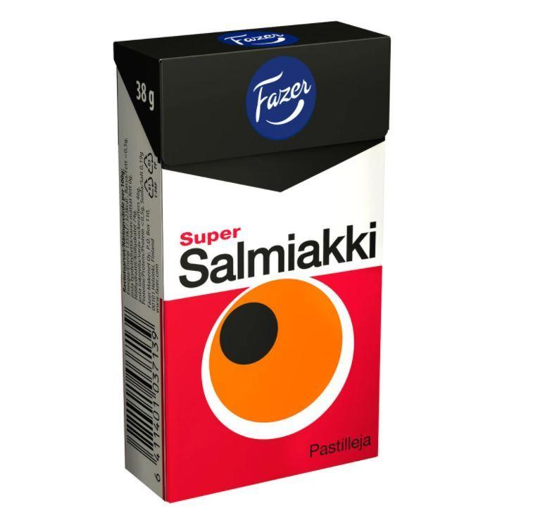 Fazer Sisu Salmiakpastillen