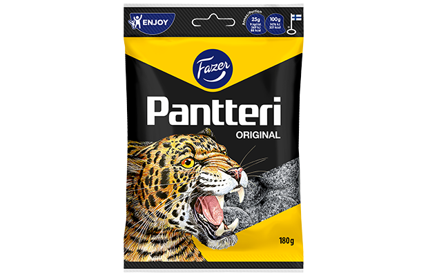 Fazer Pantteri Salmiak-Lakritz-Bonbons