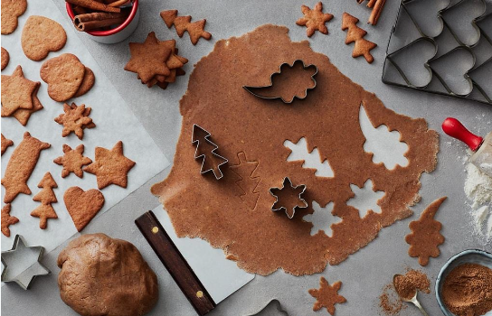 Santa-Maria-Pfefferkuchen-Plätzchen-herstellung