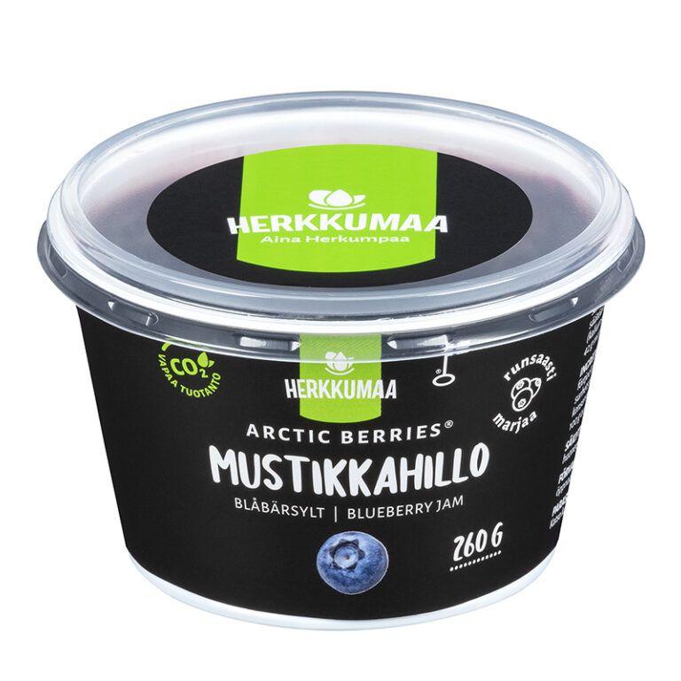 Herkkumaa_Arctic_Berries-Heidelbeer-Konfitüre-260g