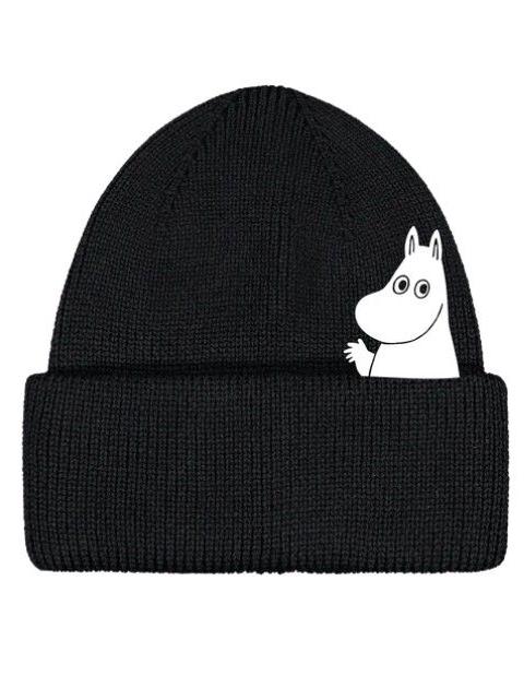 Moiko-Mumin-Hello-there-Mütze-schwarz