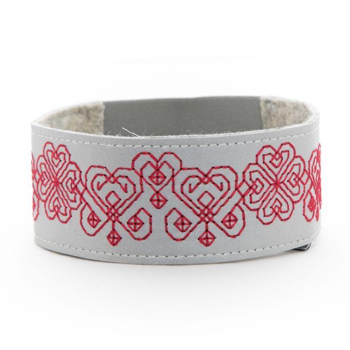 Kirjosilta-Arm-Reflektor-SydanKapynen-rot-1