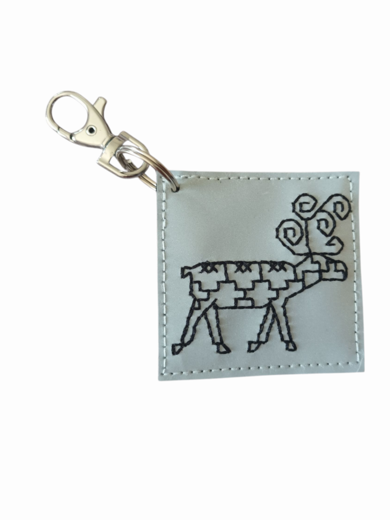 Kirjosilta-Reflektor-Anhänger-Poro