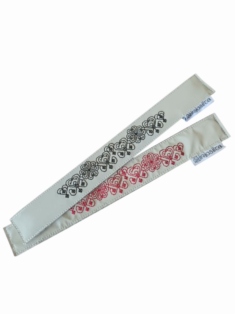 Kirjosilta-Snap-Reflektor-rot-&-schwarz