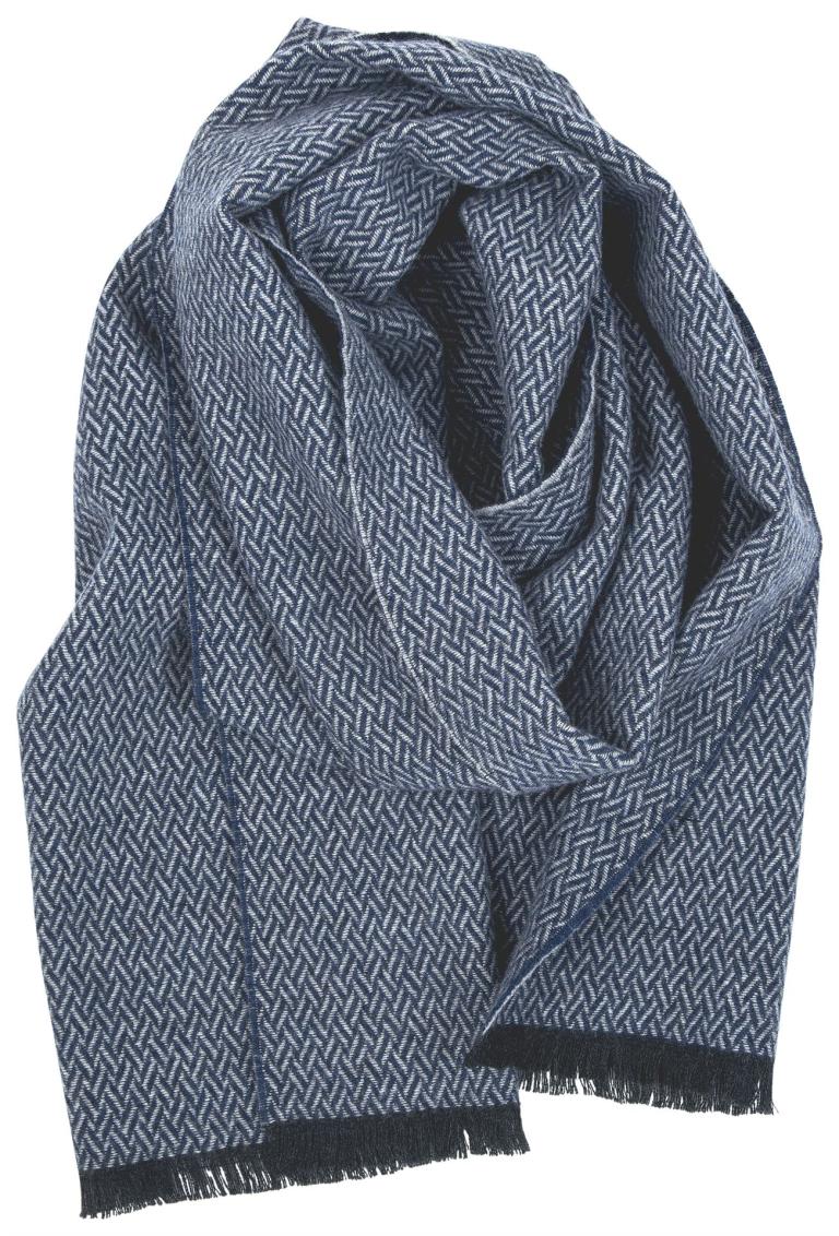 LapuanKankurit-Wollschal-Huurre-dunkelblau