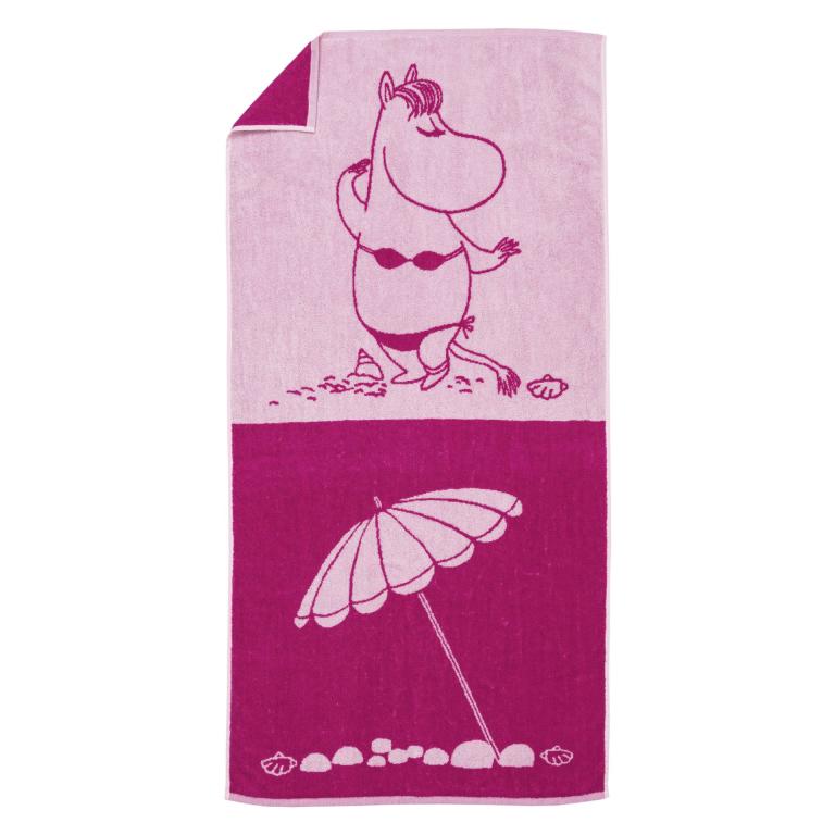 1082557_Moomin_badetuch_70x140_Snorkfräulein_pink_GOTS