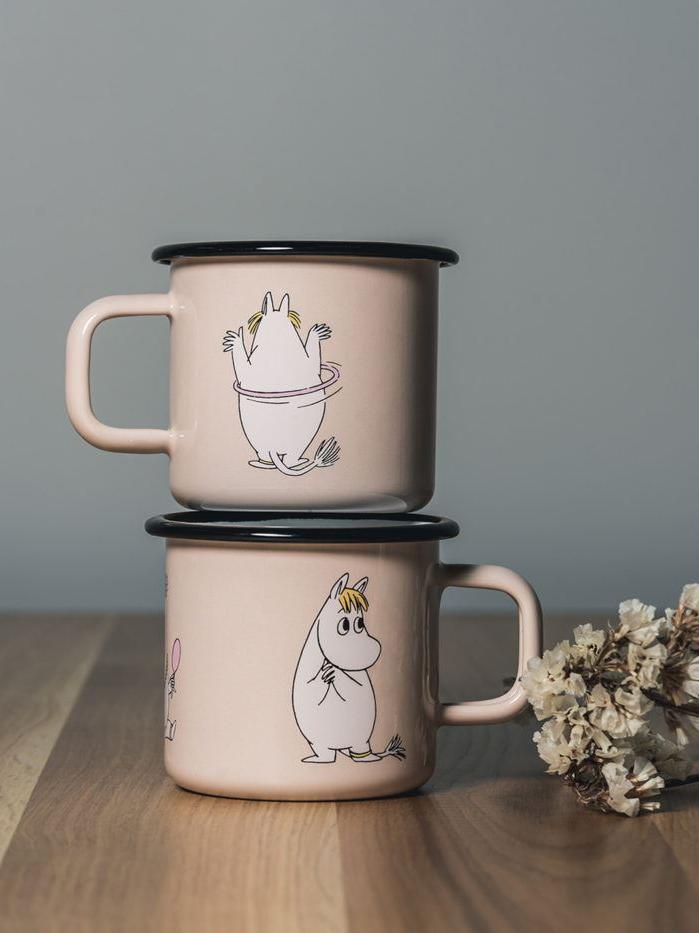 Muurla Mumins Emaillebecher Snorkfräulein Retro, 3.7dl
