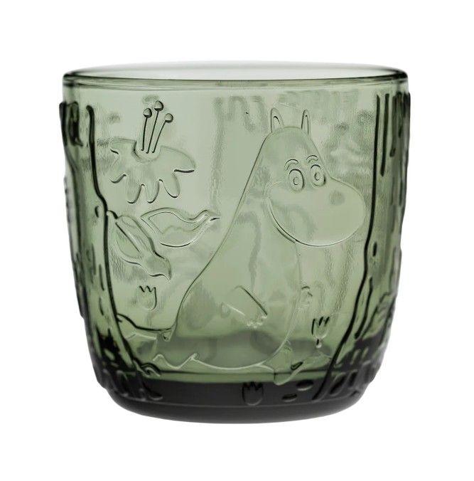 Arabia-Mumin-Glas-2er-set-grün