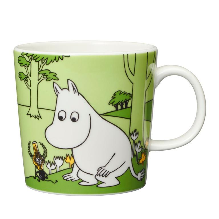 Mumin-Keramik-Tasse-Mumintroll-0,3dl-grasgrün 