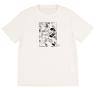 Moiko-Mumin-Comic-T-Shirt-beiss-zurück-kleine-my-weiss-schwarz