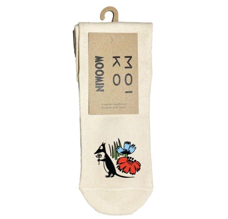 Moiko-Mumin-Socken-Sommer-Archiv-ecru