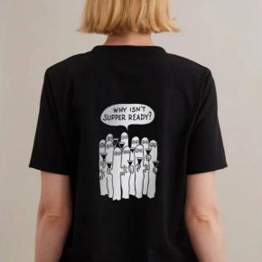 Moiko_x_Mumin_T-Shirt_Hattivatten_schwarz_hinten