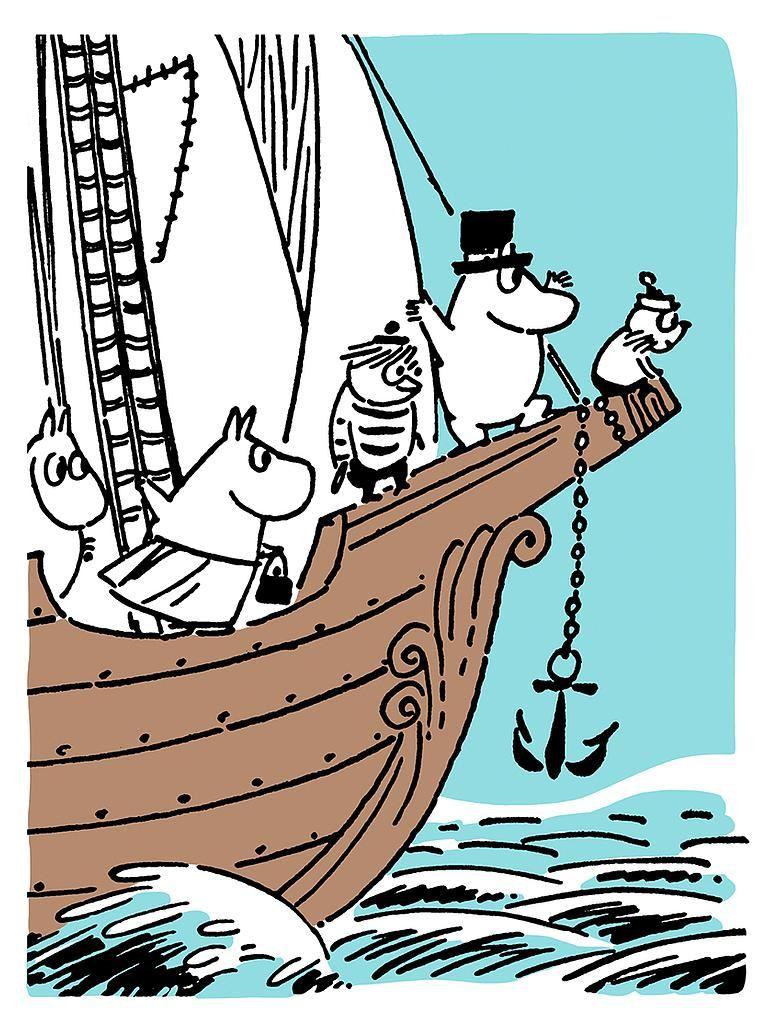 Mumin_Postkarte_Muminpapa_&_meer