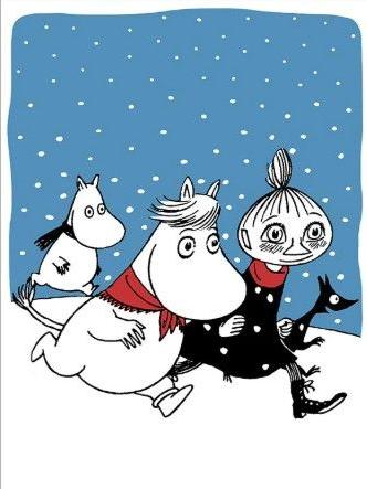 Putinki_Mumin_Doppelkarte_Winterfreuden
