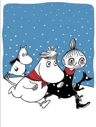 Putinki_Mumin_Doppelkarte_Winterfreuden