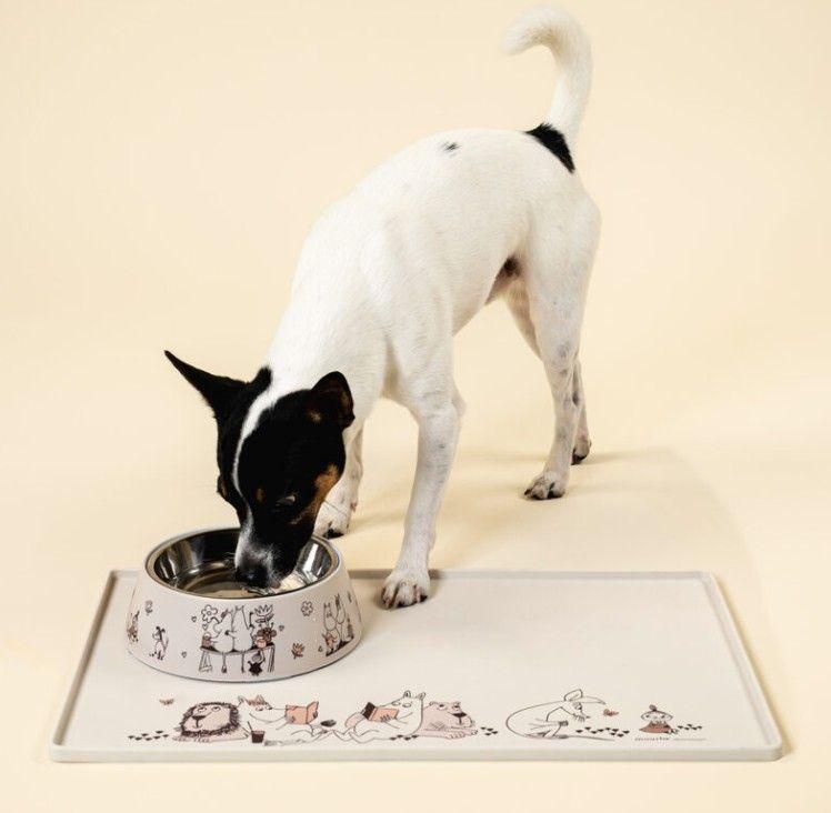Muurla-Mumin-for-Pets-Moments-Silikonunterlage-klein-&-Fressnapf-grösse-M
