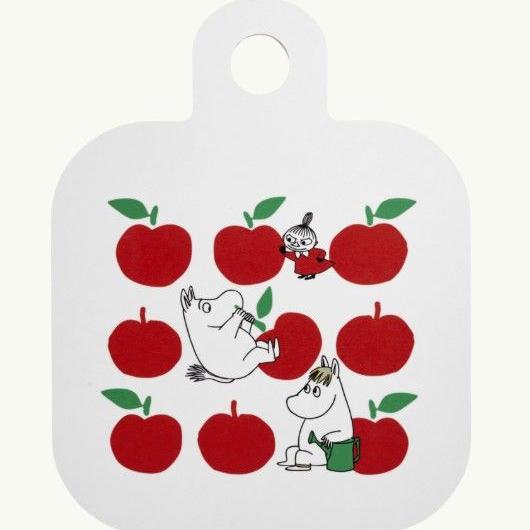 Muurla_Moomin_Schneidebrett_fröhliche-äpfeln