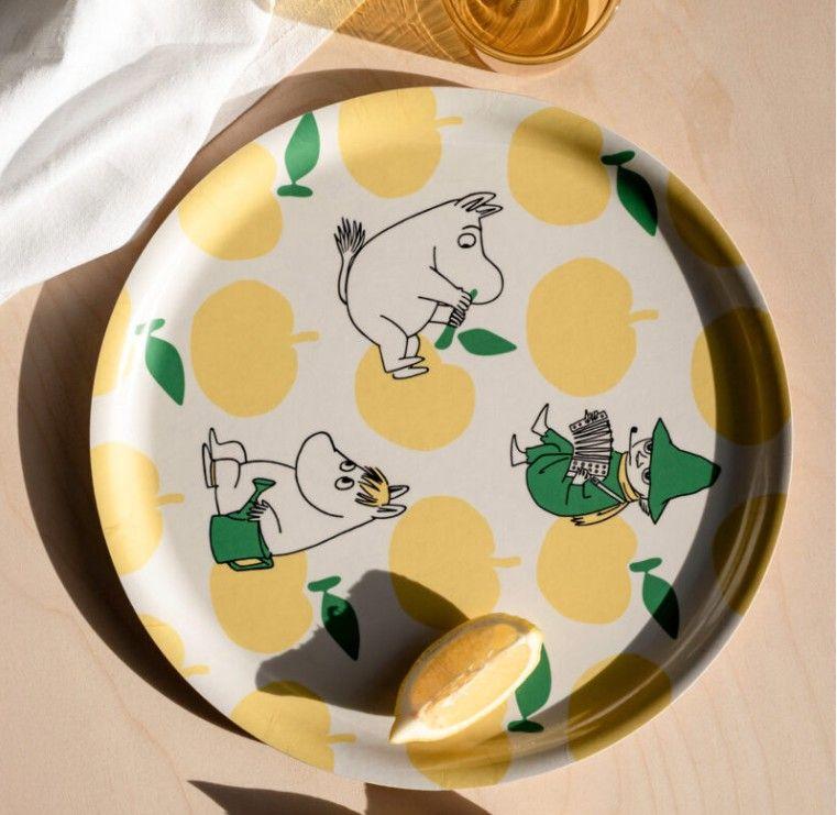Muurla_Moomin_Serviertablett_fröhliche-äpfeln_rund_35cm_1