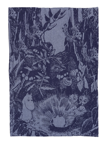 Arabia-Moomin-Küchentuch-mystischer-wald-blau