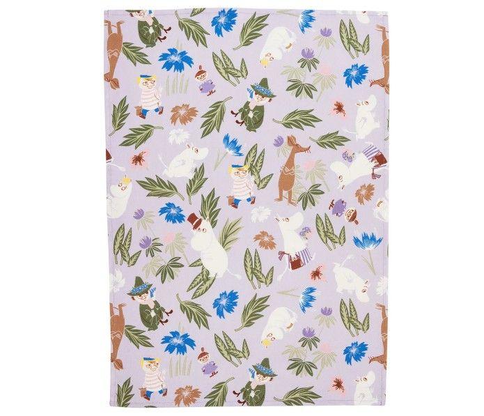 Arabia-Mumin_Geschirrtuch-lila