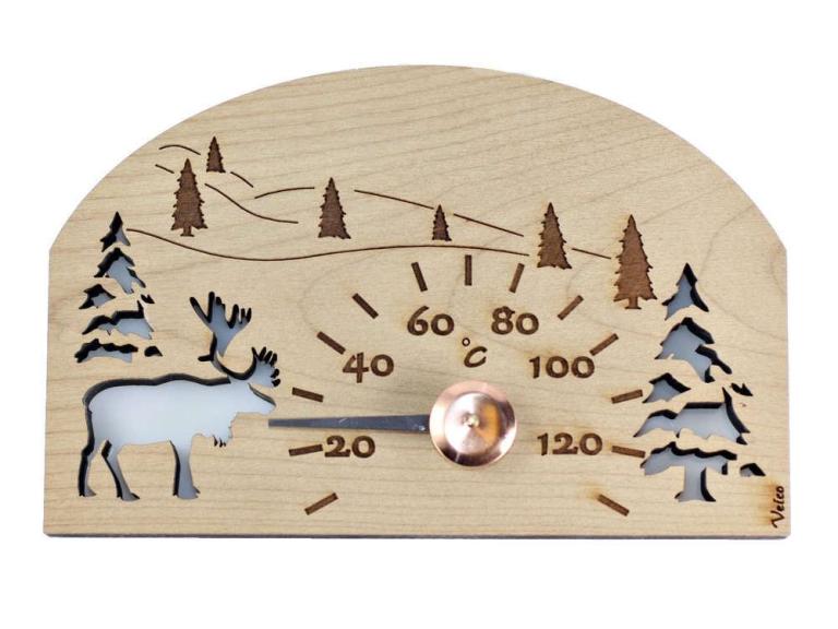 saunathermometer_landschaft mit rentier
